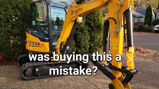 CFG Industry ste35sr shantui Chinese mini excavator overview