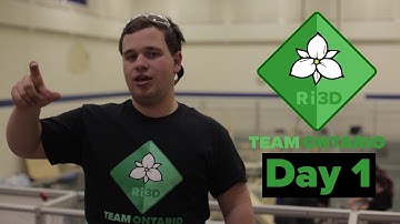 Ri3D Ontario 2018 - Day 1 Recap