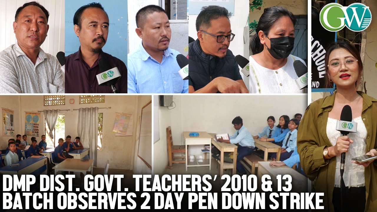 DMP DIST. GOVT. TEACHERS’ (2010 & 13) OBSERVES 2 DAY PEN DOWN STRIKE; URGES GOVT. TO FULFILL DEMANDS