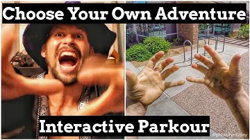 "Adventure Andrew" Choose Your Own Adventure POV Parkour RPG (Warehouse Adventure Interactive Video)