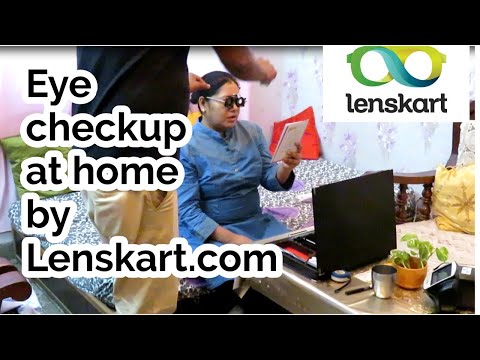 ?Lenskart.com || Full Eye Testing /Checkup at Home || Home Optical