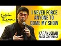 Koffee With Karan Season 8 | Karan Johar Press Conference | Mumbai | Manastars