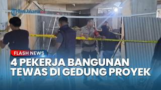 Four construction workers died while draining a water tank at a multi-story building project in J...