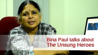 Bina Paul talks about The Unsung Heroes by Baburaj Asariya