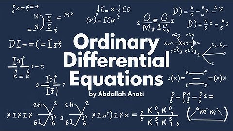 Lecture 13-part 2-non homogeneous (Variation of Parameters Method) -ordinary differential equations.