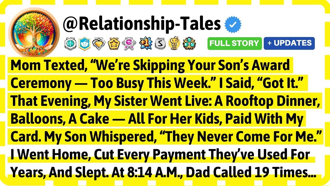 Мама написала: «Мы пропускаем церемонию награждения вашего сына — слишком много дел на этой недел...