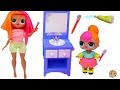 DIY Easy Night Sleep Time Clothing + Clay Toothbrush Craft Video for OMG LOL Surprise