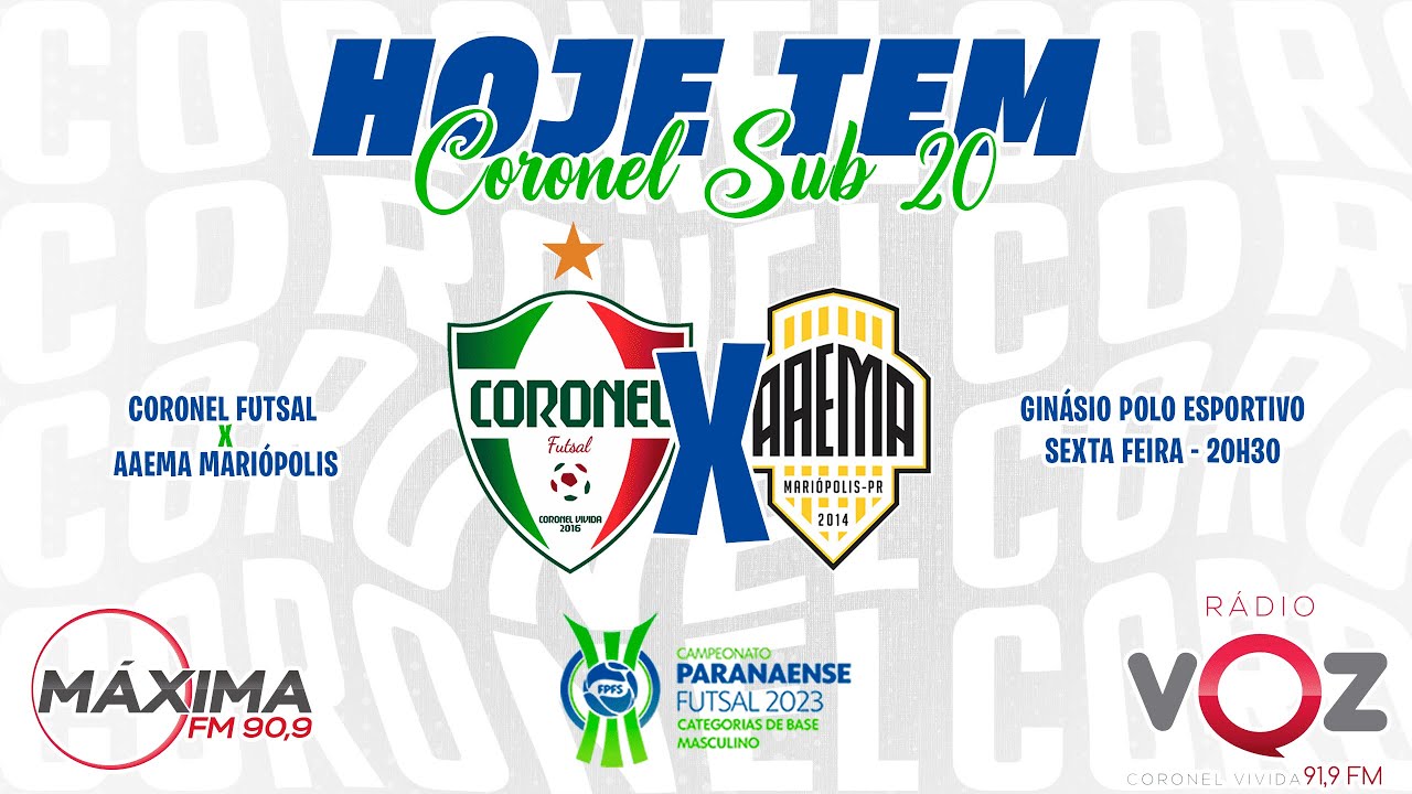 CAMPEONATO PARANAENSE DE FUTSAL CATEGORIAS DE BASE SUB20 YouTube
