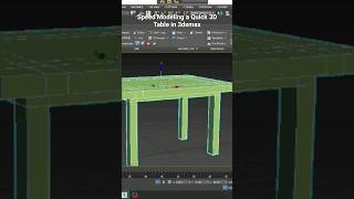 Table Modeling in 3dsmax | How to Model a Table in 3dsmax #3d #tutorial #3dmodeling #3dsmax