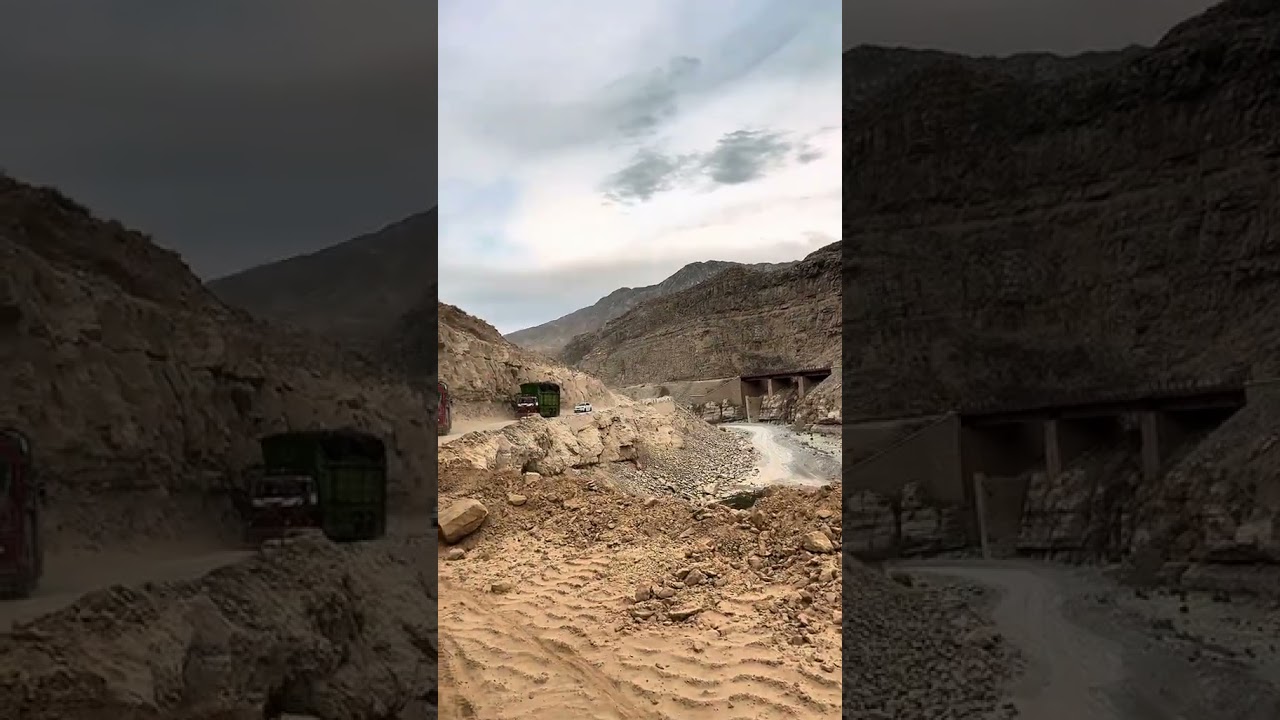 today Pakistan big land slide ...but all are safe