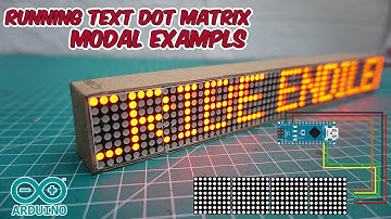 CARA MEMBUAT RUNNING TEXT DENGAN ARDUINO | DOT MATRIX MAX7219 | PROJECT ARDUINO