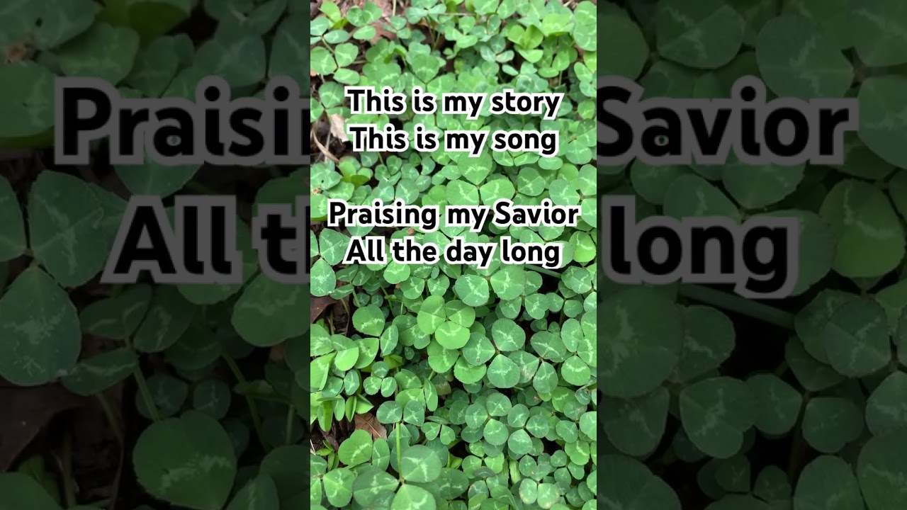 This is my story, this is my song 