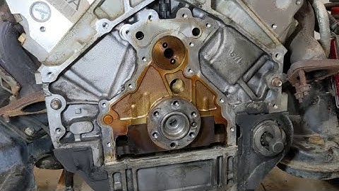 1998 3.8l V6 Camaro to LS1 / T56 swap - Part 11 - Pilot bearing and Rear Main Seal