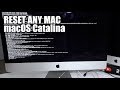 How to erase  reset any mac to factory settings  macos catalina
