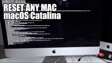 How to Erase & Reset any Mac to Factory Settings ║ macOS Catalina