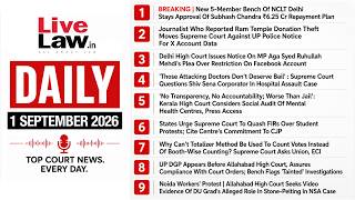 LiveLaw Daily| Subhash Chandra NCLT| Student protest FIRs| Totalizer Method| Ramesh Mhatre screenshot 4