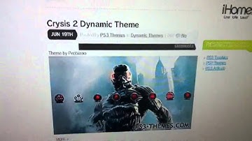 How to get free themes and dynamic themes for ps3
