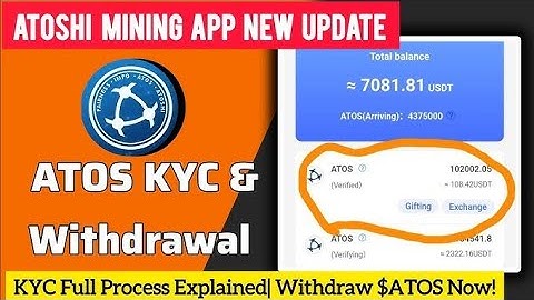 HOW TO WITHDRAW FROM THE ATOSHI GLOBAL APP | Convert ATOS to ERC20 | FULL GAIDE