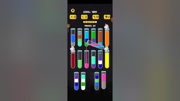 Colour water sort 3d level 1081