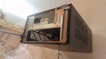 cheapest and smallest mini itx pc case; works mi-105(supercase mi 105) Unboxing