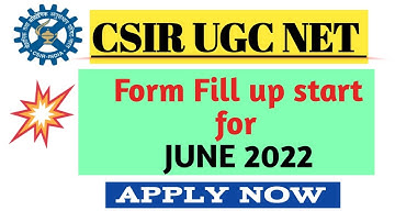 Form fill up for Joint csir ugc net june 2022 | Physics Shuru | Kamal Shil