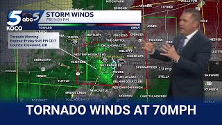 Intense winds push through Oklahoma City