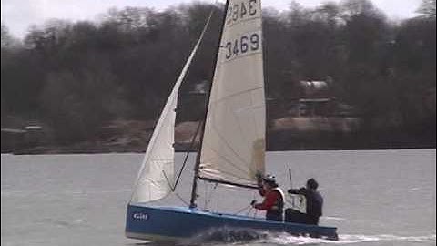 Gybing in strong winds