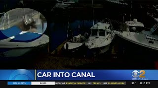 Good Samaritans, Police Save Couple After Car Goes Into Canal In Suffolk County