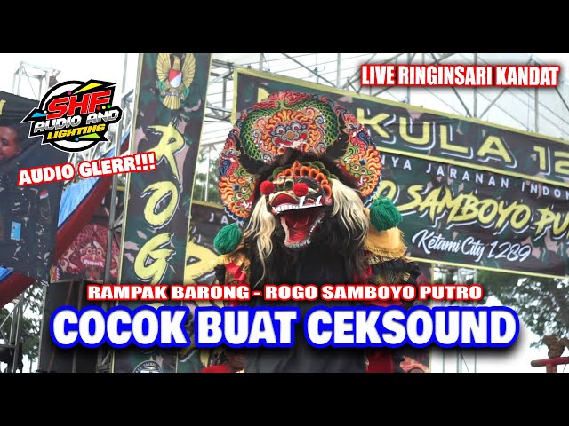 SHAFIRA AUDIO | Tari Rampak Barong Jaranan ROGO SAMBOYO PUTRO Live Ringinsari Kandat 2023 class=