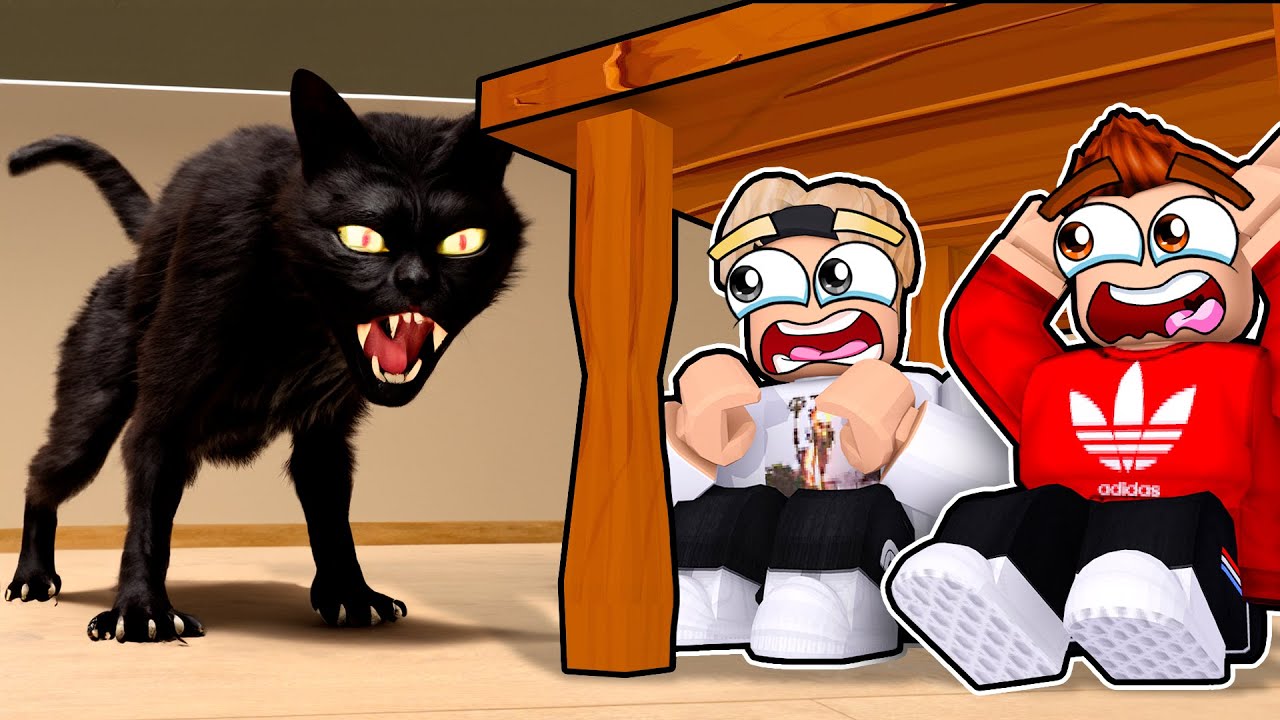 VERSTECKE DICH vor DER SCHWARZEN KATZE?! (Roblox)
