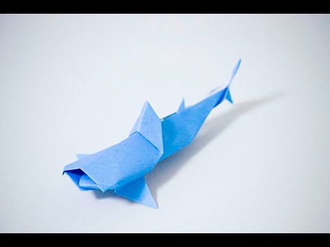 折り紙 作り方 ジンベエザメ 立体 魚 3d Paper Whale Shark Diy Tutorial Youtube