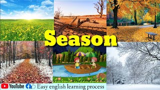 Season | Season Vocabulary | 6 Season Name In English |Season In Hindi|Easy English Learning Process