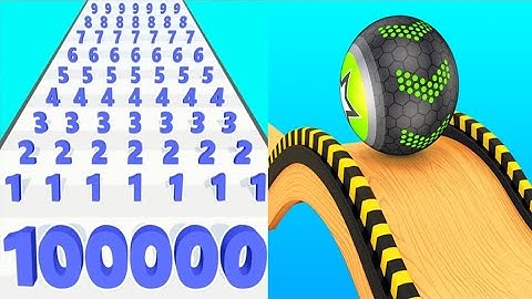 Going Balls VS Number Master - All Levels SpeedRun Gameplay Android iOS Ep1