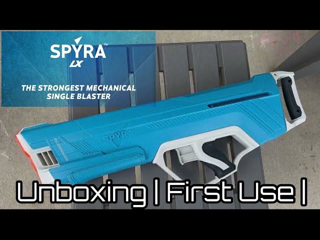 SPYRA – SpyraLX WaterBlaster Blue (Non-Electronic) – Super Powerful,  Rapid-Fire, Instant Action Premium Water Gun