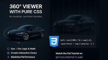 Smart CSS Variables for Complex UI: 360 Product Viewer (No JS)