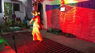 Durga maa song dance. Akash and Haimanti.