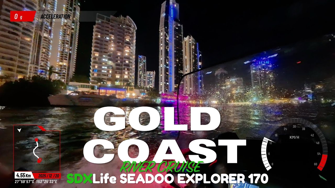 Gold Coast Seadoo Jet Ski River Night