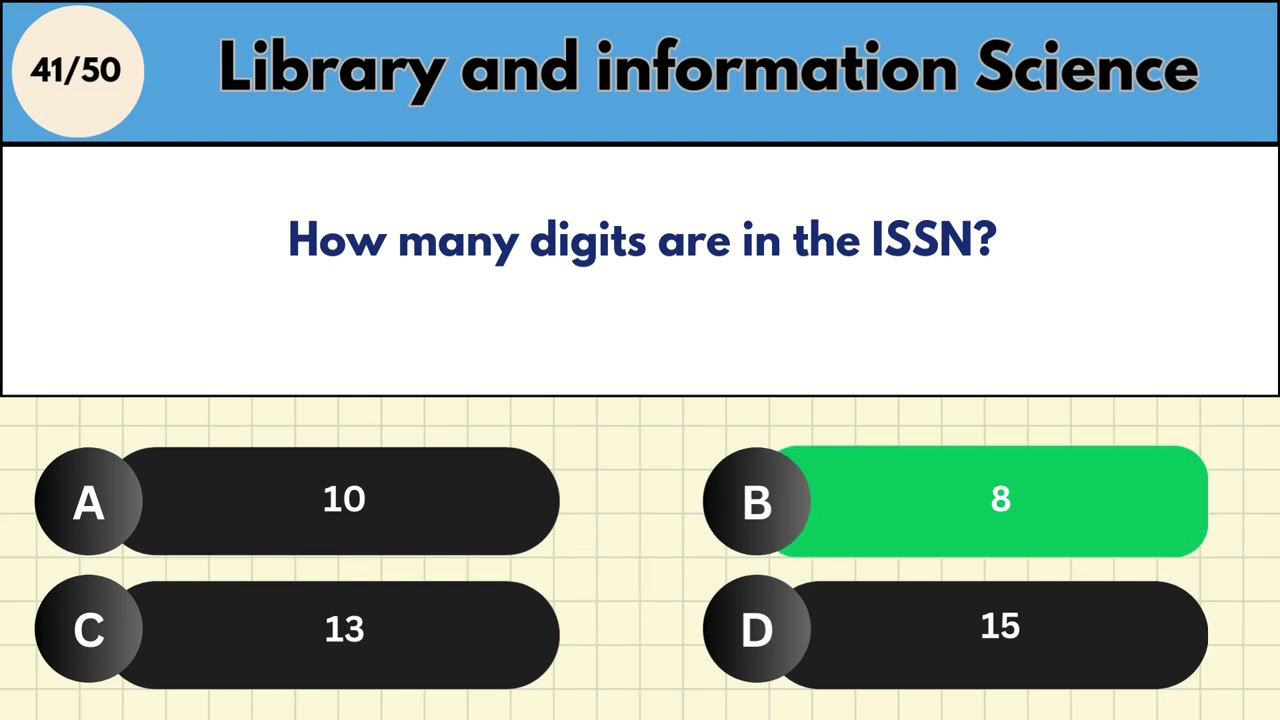 Library & Information Science MCQs with Answers CSS Exam Preparation Questions 551   600