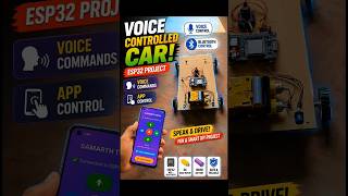 This Esp32 Car Follows My Voice Commands?! 😳🎙️🚗 #Shorts