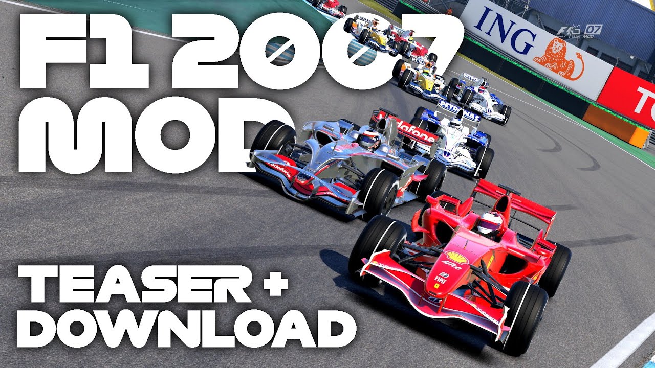 F1 2007 MOD TESER for Codemasters EA F1 SERIES + DOWNLOAD WIP Version