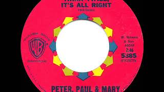 1963 HITS ARCHIVE: Don’t Think Twice It’s All Right - Peter Paul & Mary (single version)