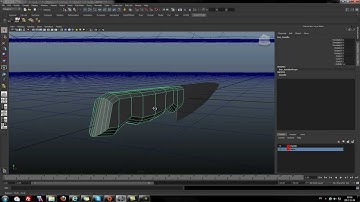 Maya - 2012 creating knife handle (part2)