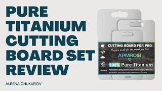Pure Titanium Cutting Board Set | Hygienic, Durable &amp; Eco-Friendly Kitchen Must-Have | Amazon Finds