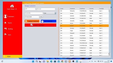 Java Swing Full project (Guest House Management System) Part 1