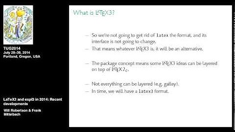 LaTeX3 and expl3 in 2014: Recent developments