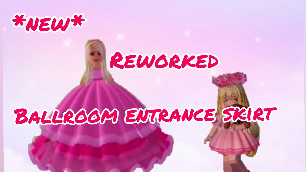 NEW REWORKED BALLROOM ENTRANCE SKIRT!!! | Royale High leaks - YouTube
