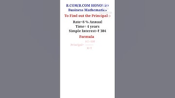 FINANCIAL MATHEMATICS B.Com & B.Com HONOURS #shorts #viral #youtube #shortsfeed #shortvideo #study