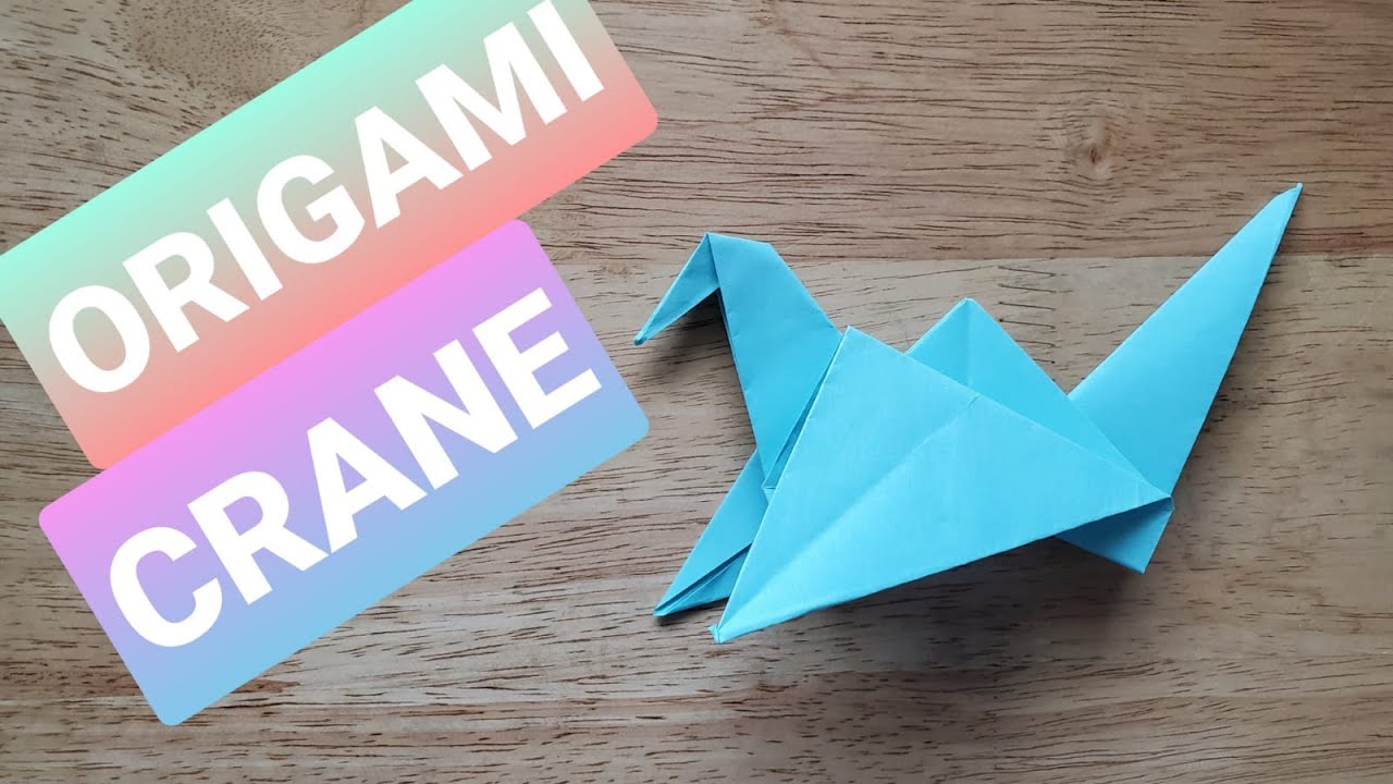How to Make An Origami Crane That Flaps It's Wings YouTube