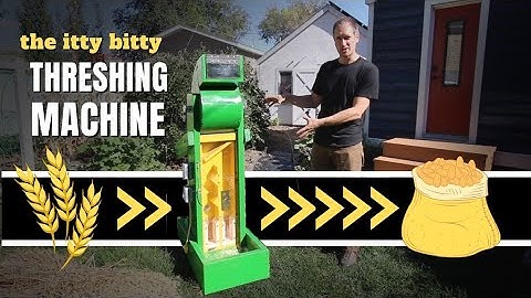 Small Scale Grain Threshing Machine
