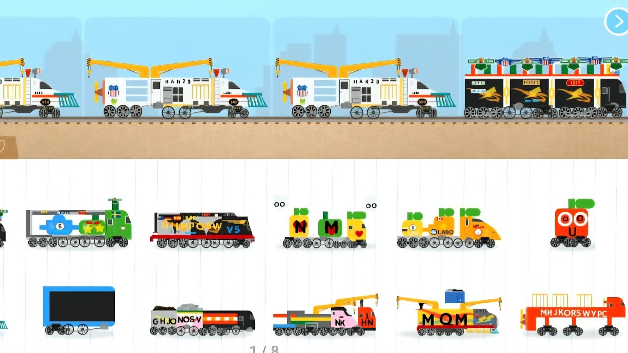 Let's go play train game it's very exciting, design you like